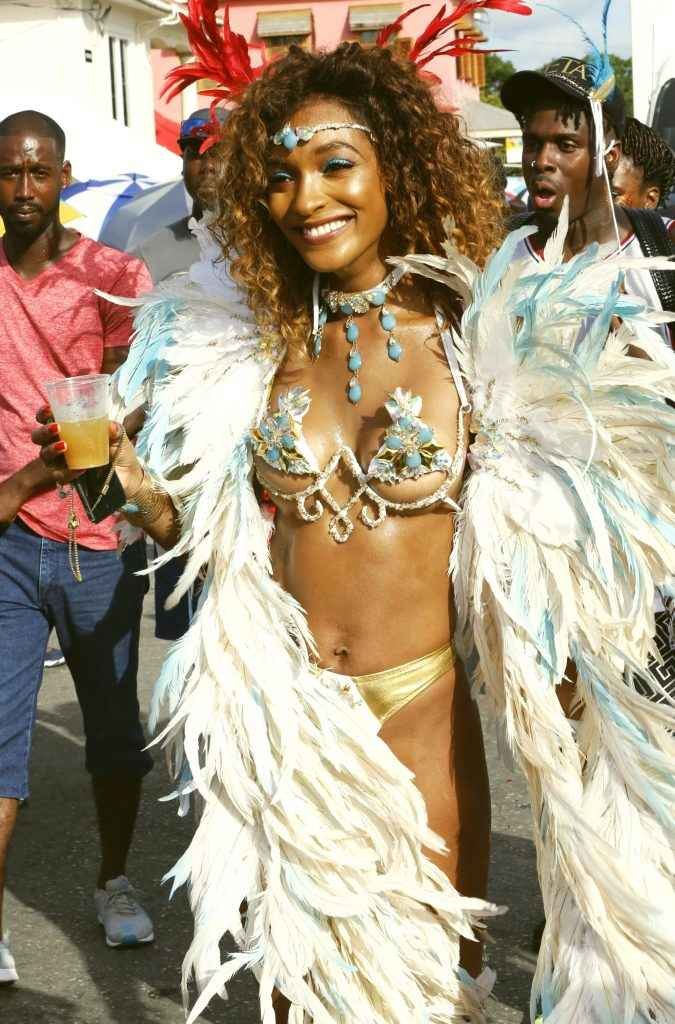 Jourdan Dunn au Carnaval de La Barbade