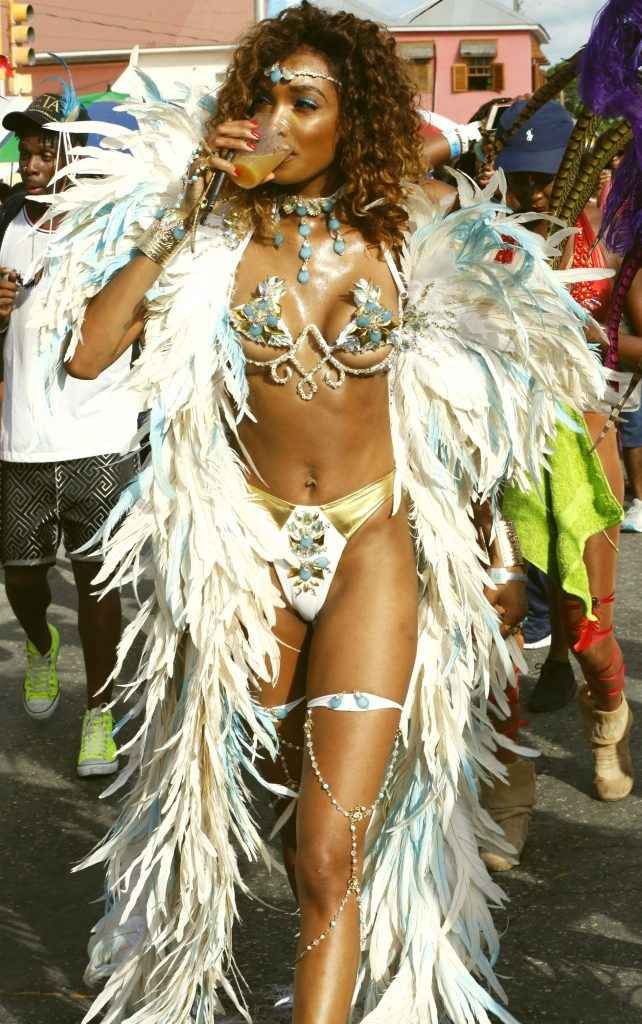 Jourdan Dunn au Carnaval de La Barbade