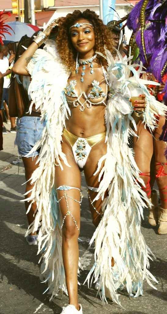 Jourdan Dunn au Carnaval de La Barbade