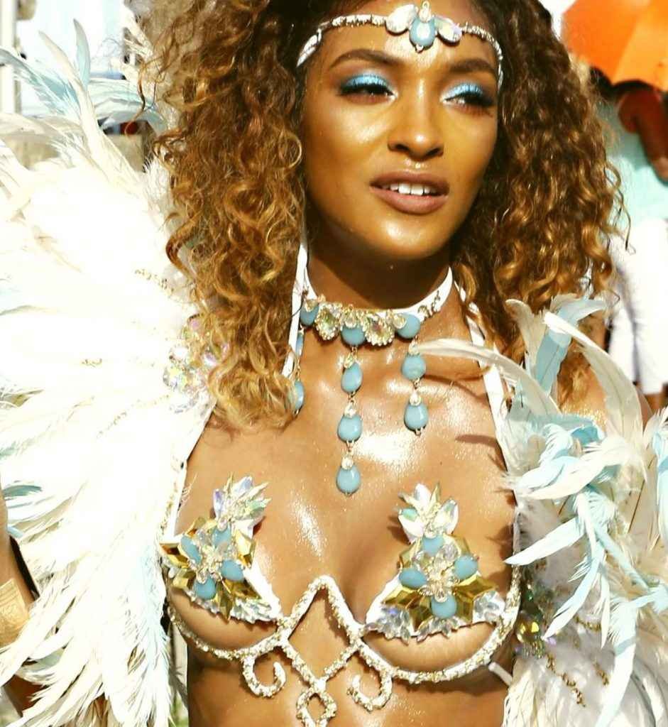 Jourdan Dunn au Carnaval de La Barbade