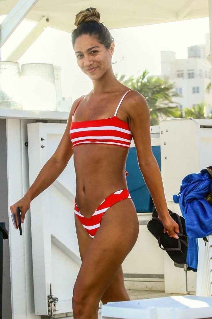 Erika Wheaton en bikini à Miami