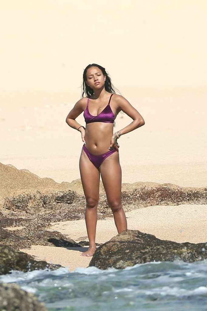 Karrueche Tran en bikini à Cabo