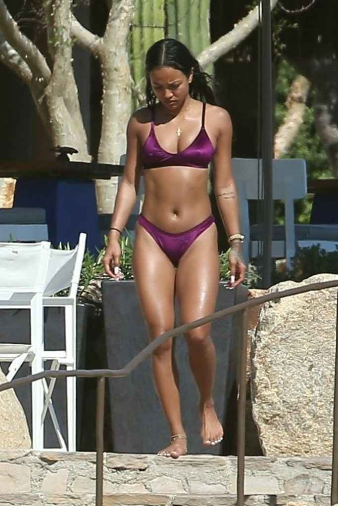 Karrueche Tran en bikini à Cabo