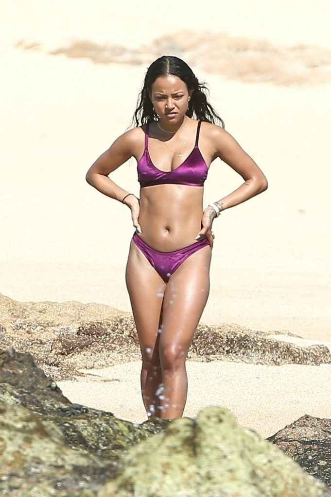 Karrueche Tran en bikini à Cabo