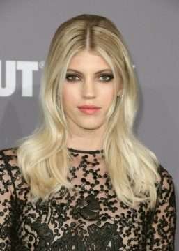 Devon Windsor dans un chemisier transparent au Gala Amfar