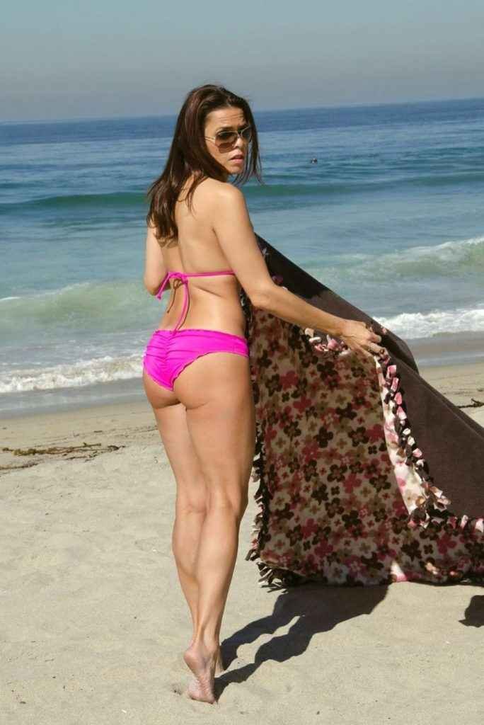 Rosa Blasi en bikini à Hermosa Beach