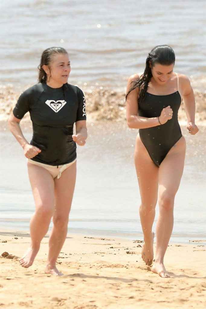 Lea Michelle en maillot de bain à Hawaii