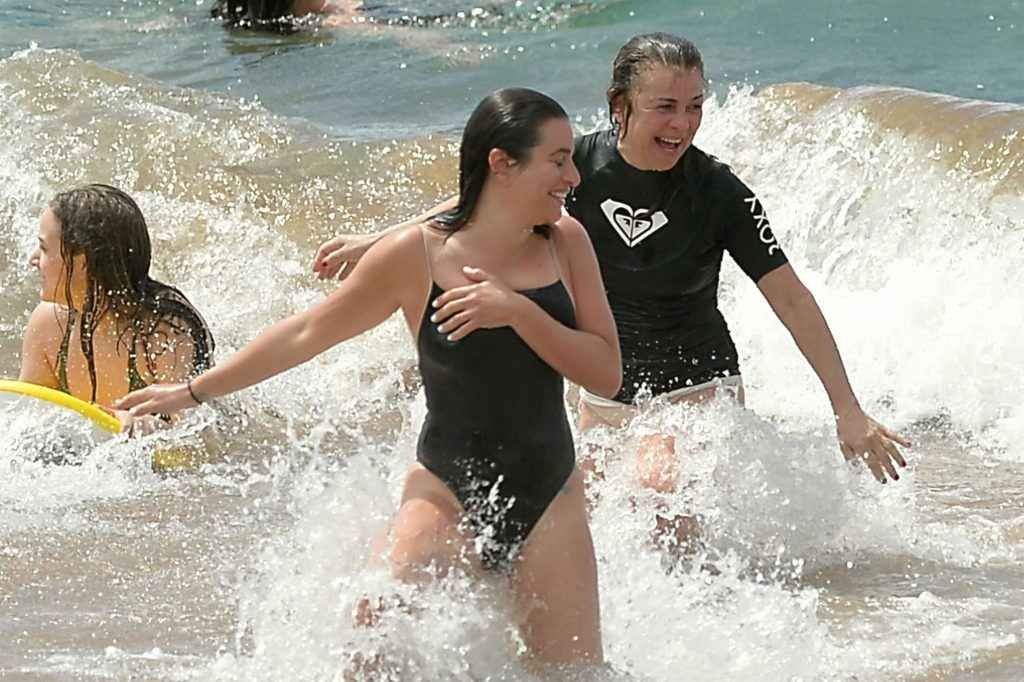 Lea Michelle en maillot de bain à Hawaii