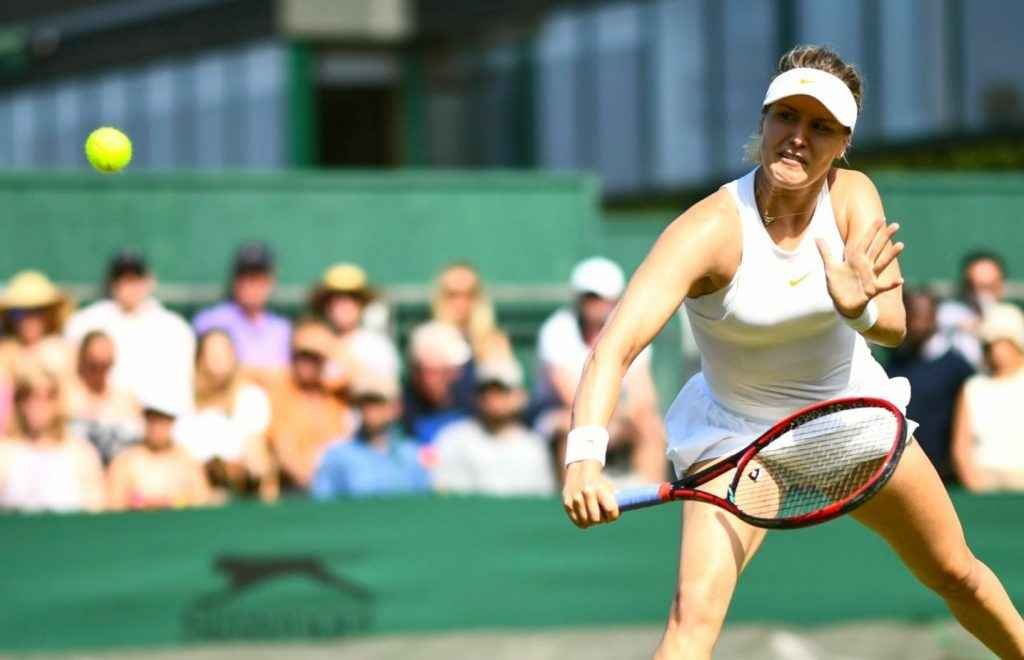 Eugénie Bouchard à Wimbledon 2018