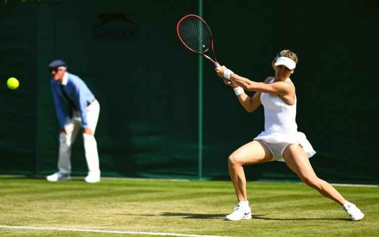 Eugénie Bouchard à Wimbledon 2018