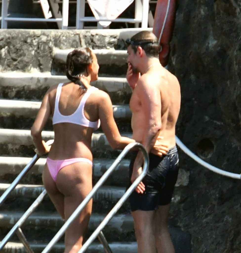 Irina Shayk en bikini à Positano