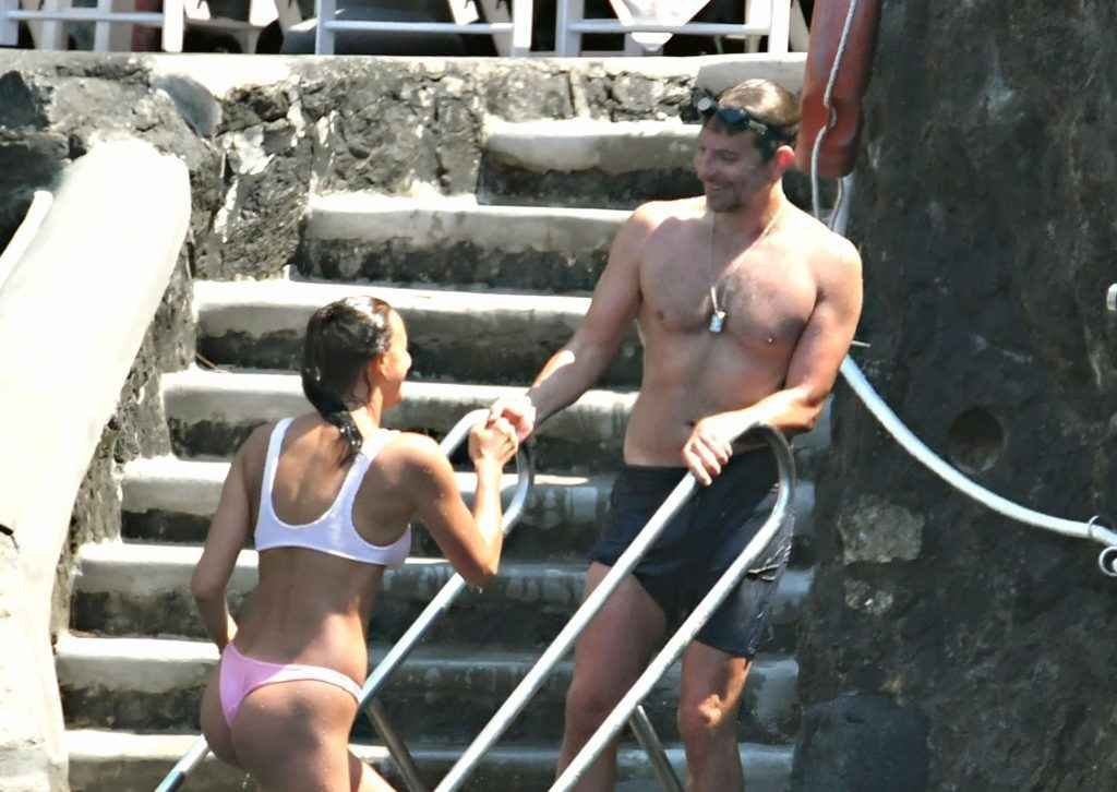 Irina Shayk en bikini à Positano