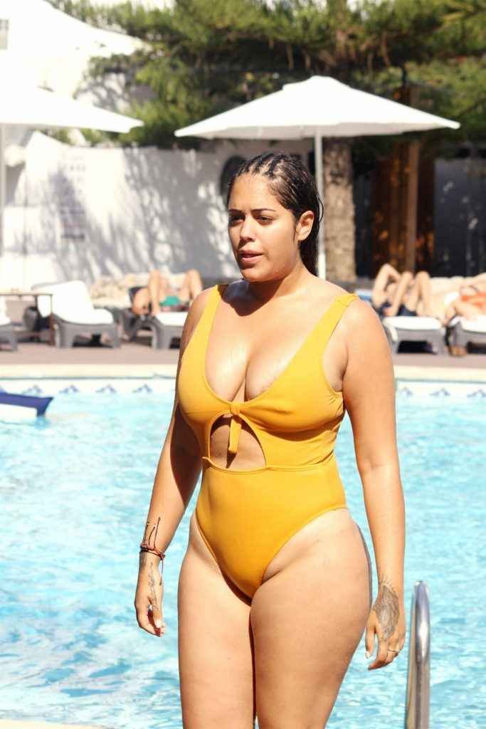 Malin Anderson en maillot de bain à Majorque