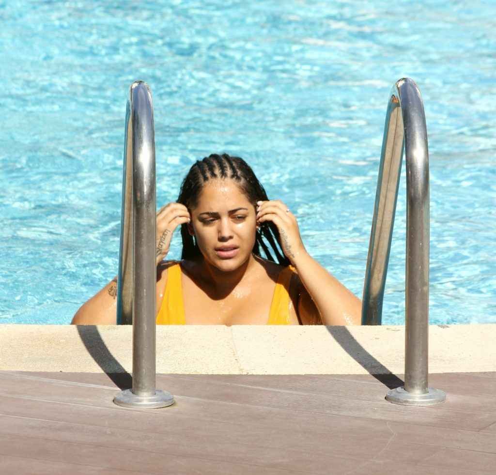 Malin Anderson en maillot de bain à Majorque