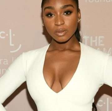 Normani Kordei ouvre le décolleté aux 4eme Diamond Ball