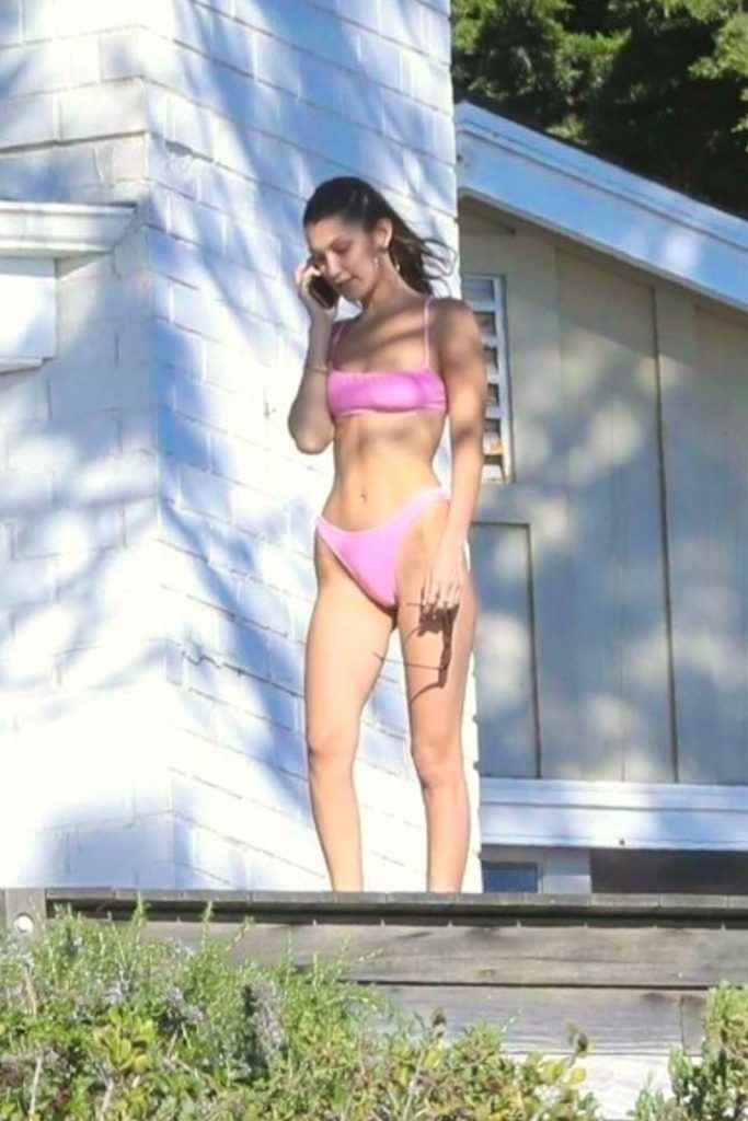 Bella Hadid en bikini à Malibu