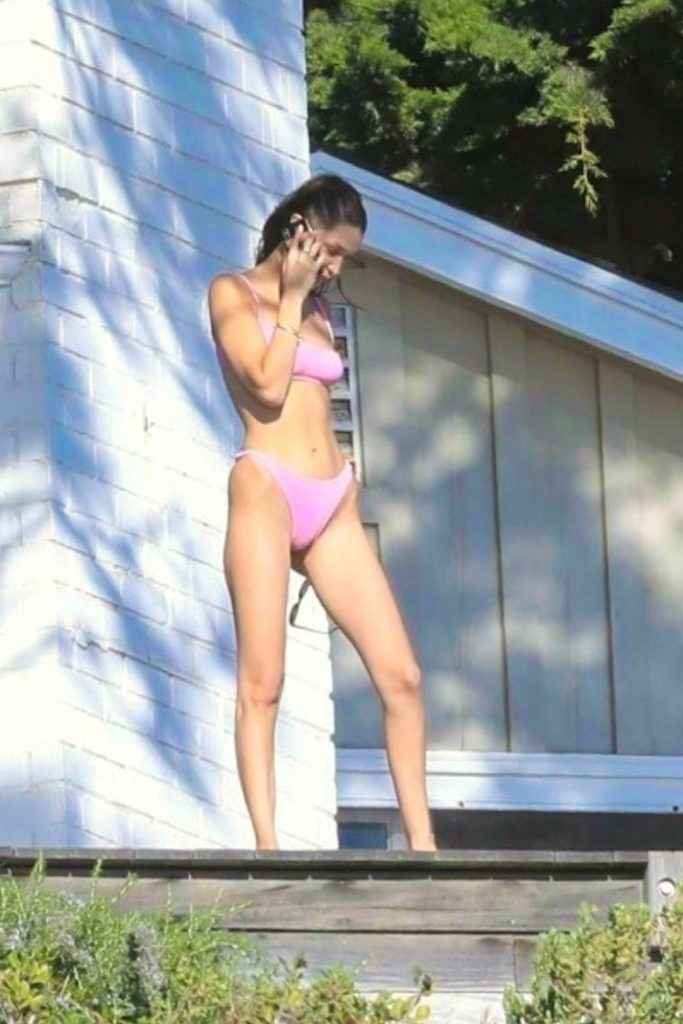 Bella Hadid en bikini à Malibu