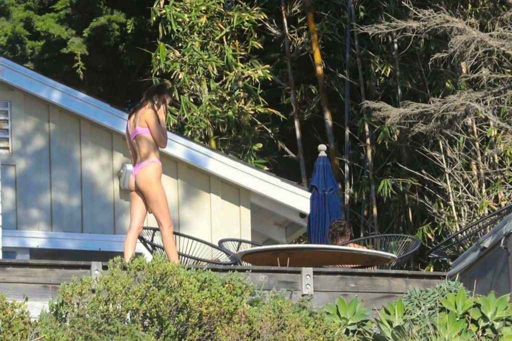 Bella Hadid en bikini à Malibu