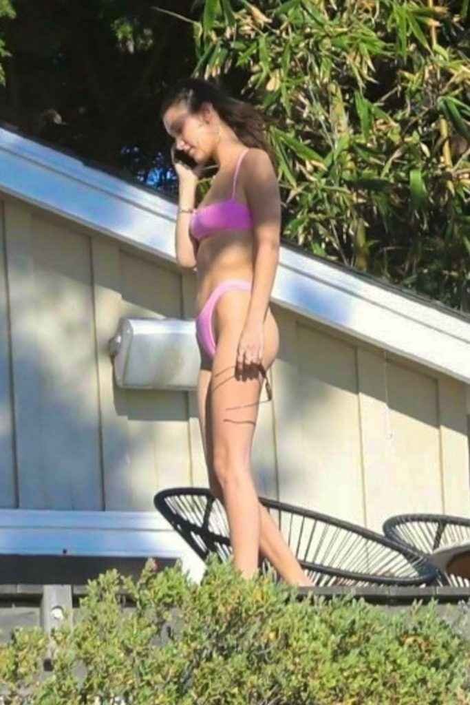 Bella Hadid en bikini à Malibu