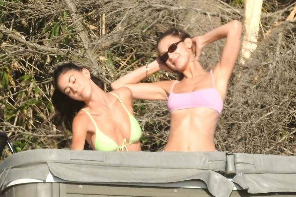 Bella Hadid en bikini à Malibu