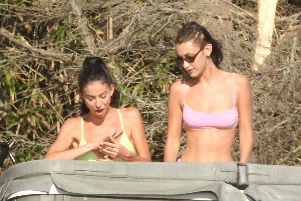 Bella Hadid en bikini à Malibu