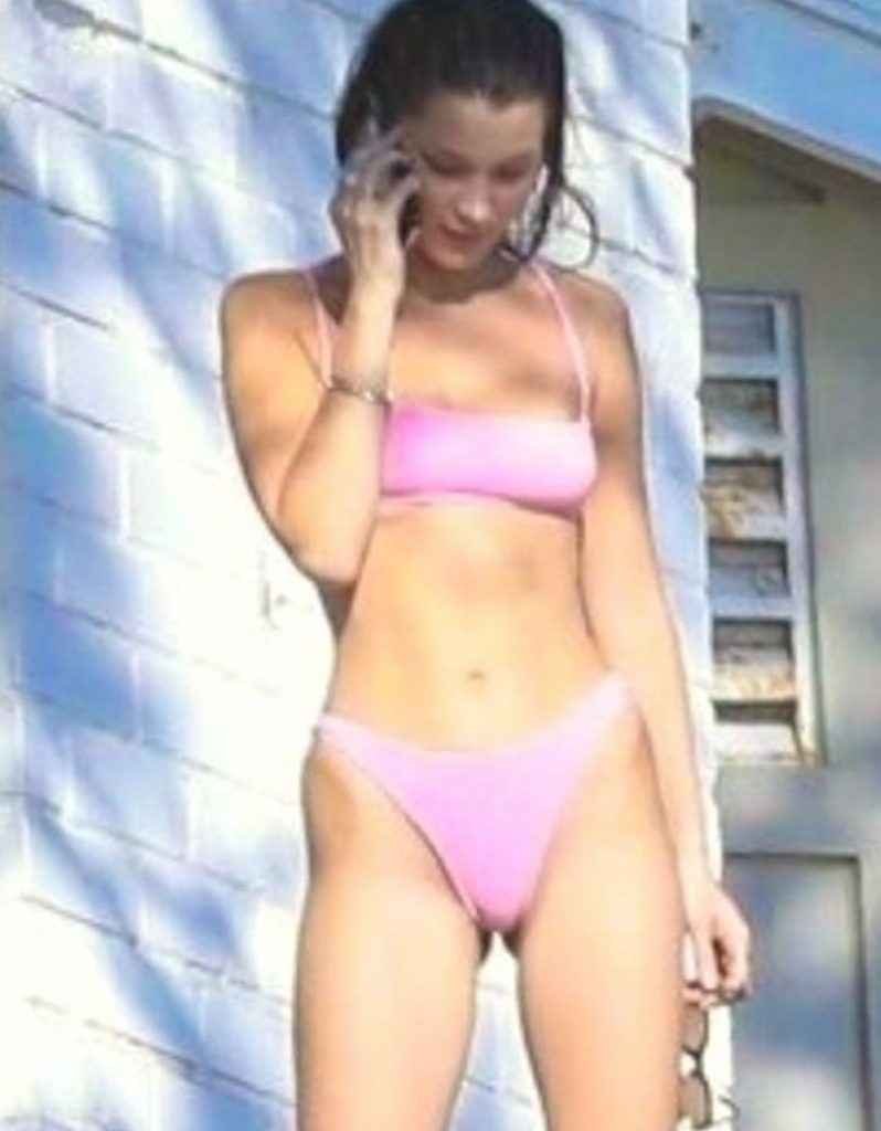 Bella Hadid en bikini à Malibu