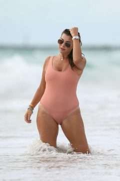 Imogen Thomas en maillot de bain à Miami