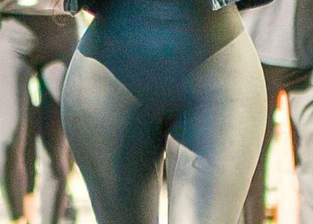 Kim Kardashian en Spandex à Tribeca