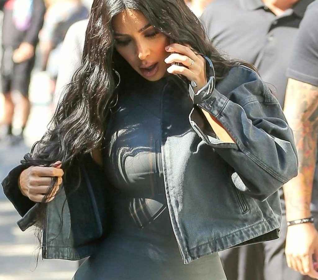 Kim Kardashian en Spandex à Tribeca