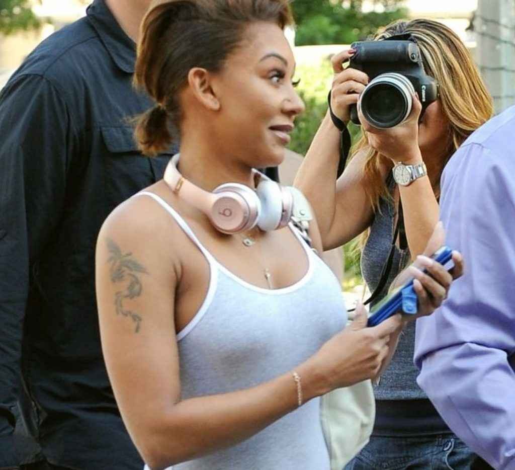 Melanie Brown en Spandex à Pasadena