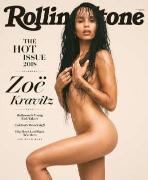 Zoe Kravitz nue dans Rolling Stone