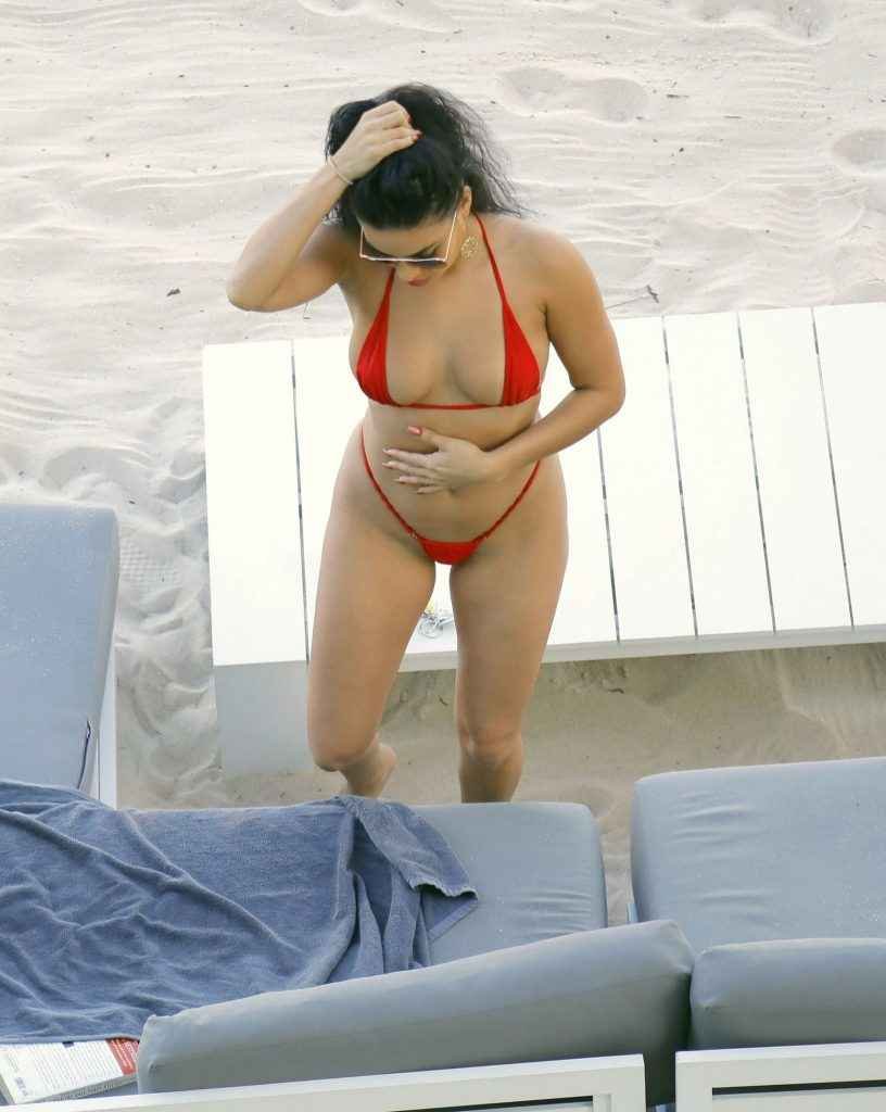 Julissa Neal en bikini à Miami Beach