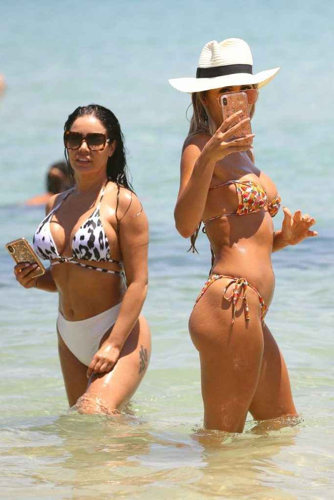 Kirralee Morris en bikini à Sydney