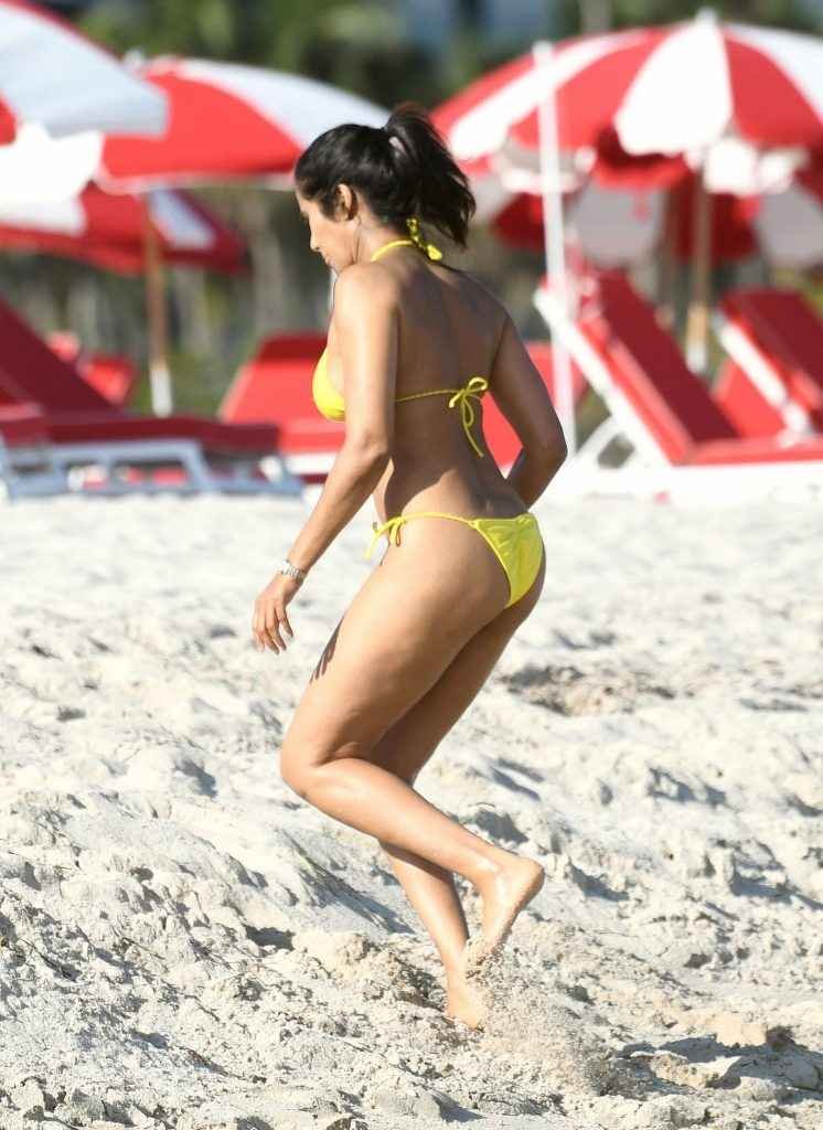 Padma Lakshmi en bikini à Miami