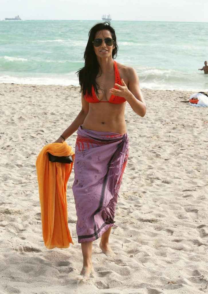 Padma Lakshmi en bikini à Miami