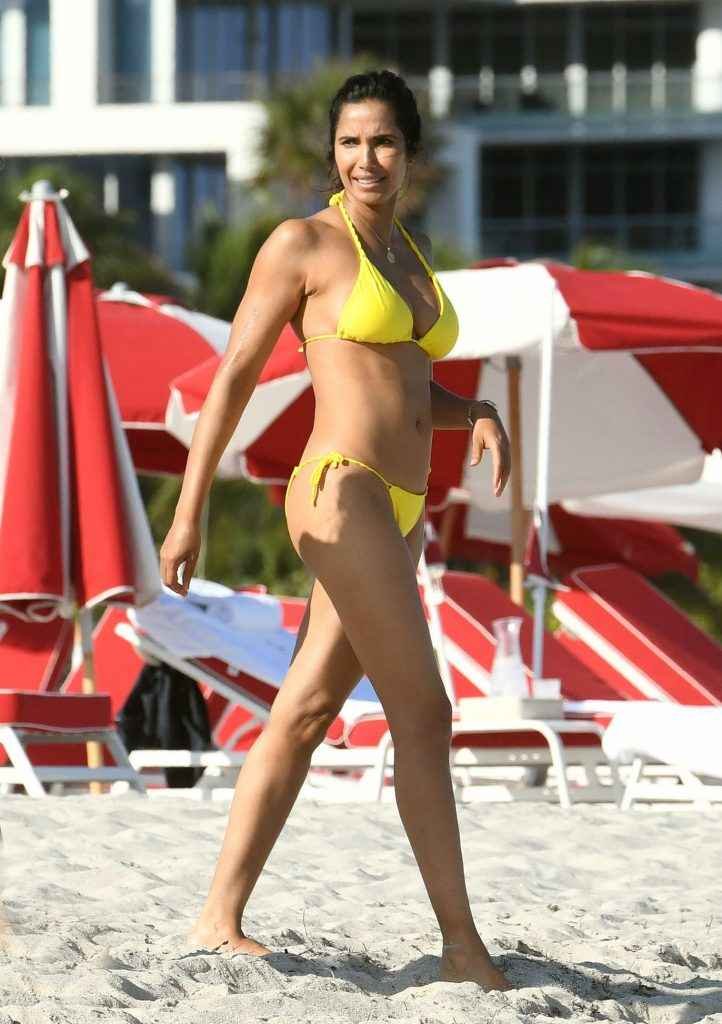 Padma Lakshmi en bikini à Miami