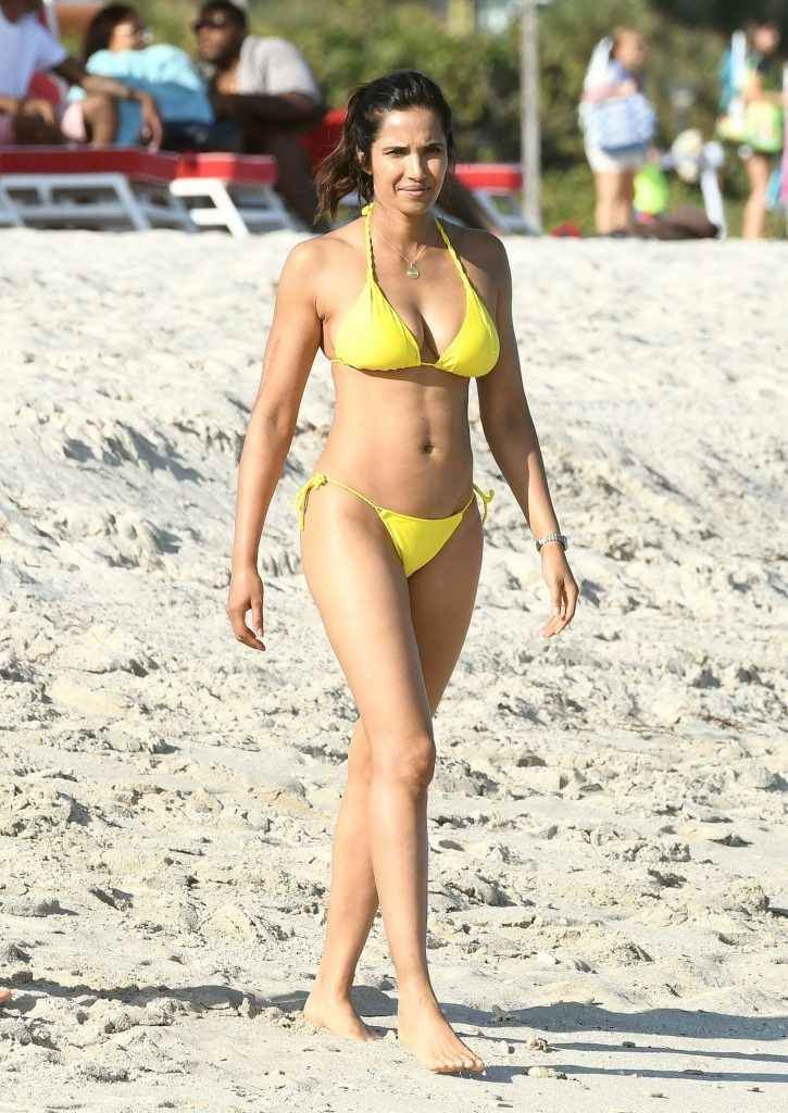 Padma Lakshmi en bikini à Miami