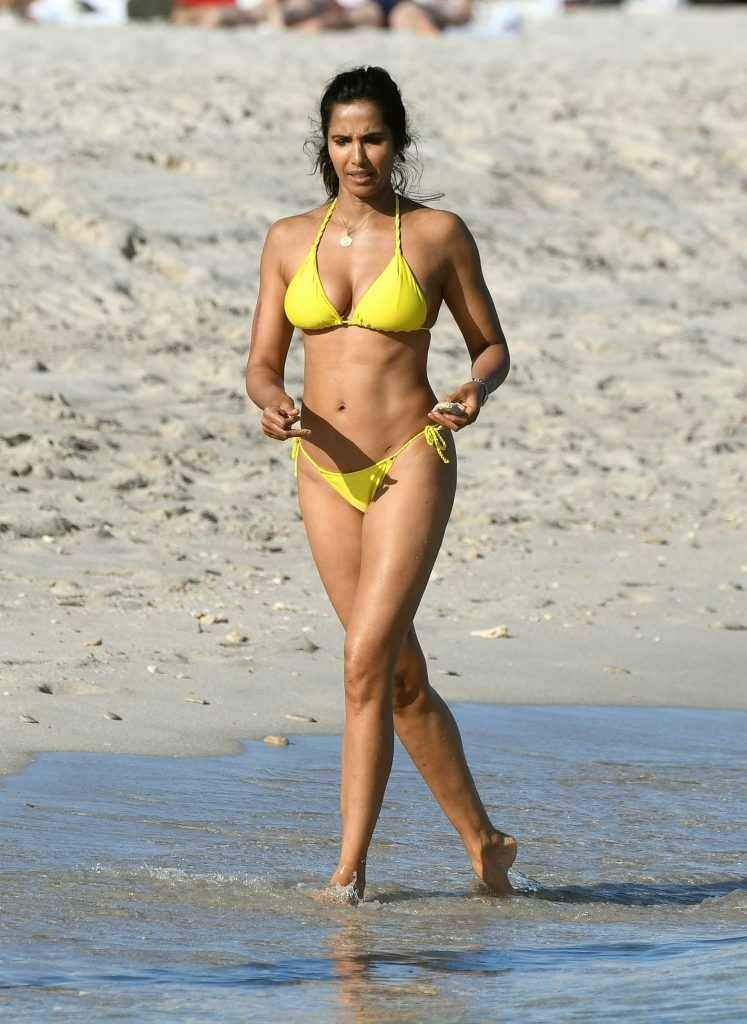 Padma Lakshmi en bikini à Miami