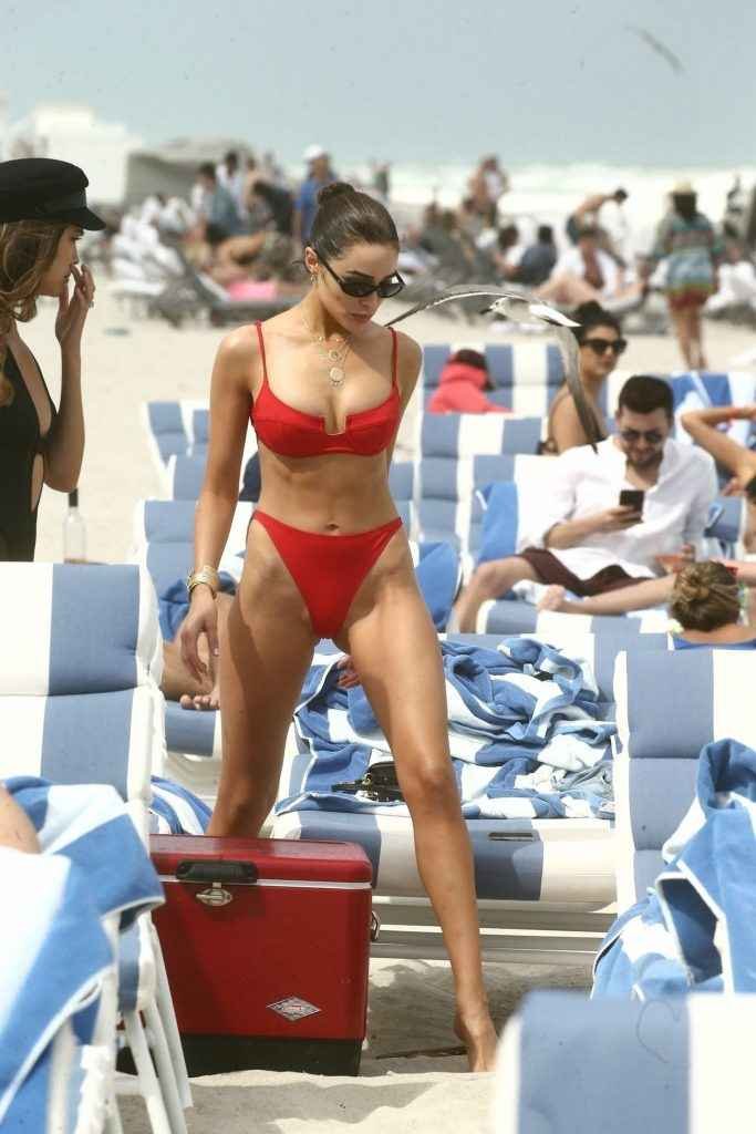 Olivia Culpo et Devon Windsor en bikini à Miami Beach