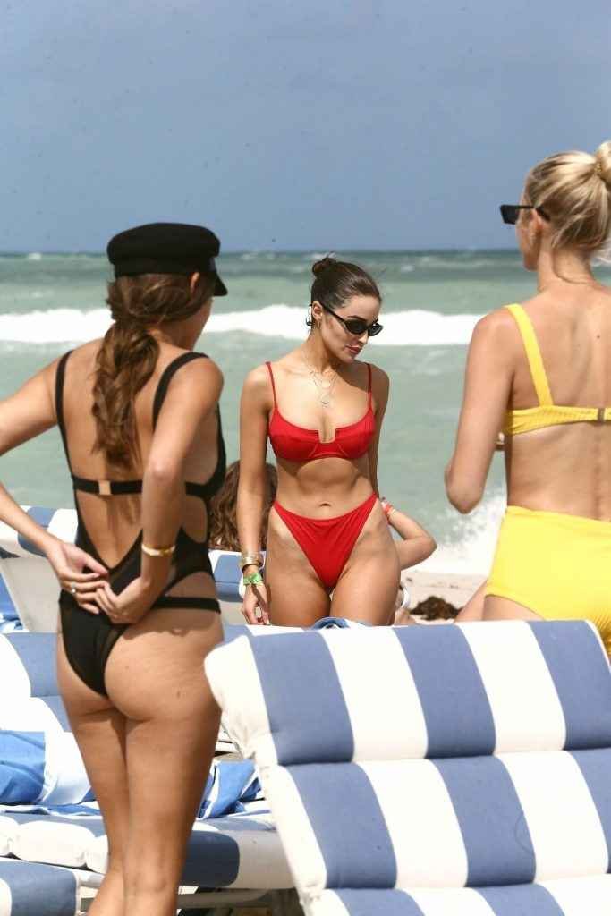 Olivia Culpo et Devon Windsor en bikini à Miami Beach