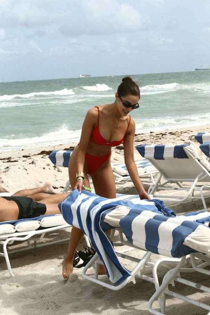 Olivia Culpo et Devon Windsor en bikini à Miami Beach