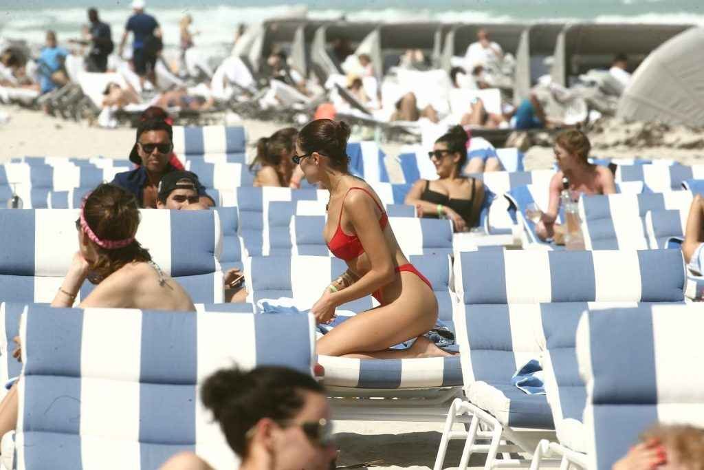 Olivia Culpo et Devon Windsor en bikini à Miami Beach