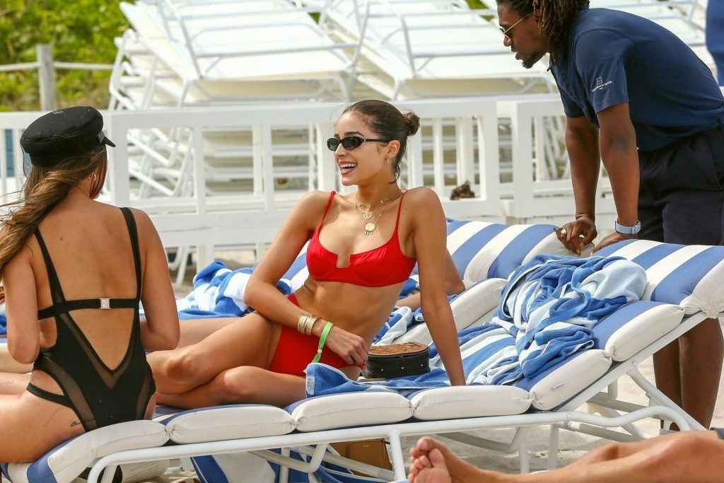 Olivia Culpo et Devon Windsor en bikini à Miami Beach