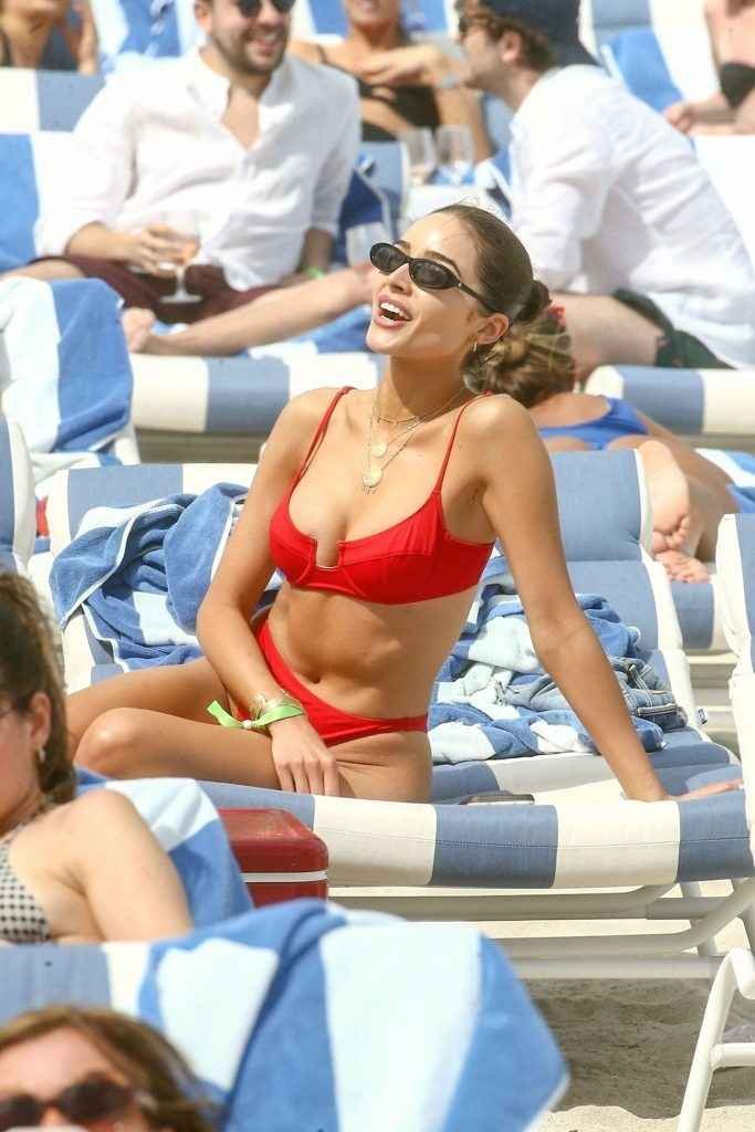 Olivia Culpo et Devon Windsor en bikini à Miami Beach