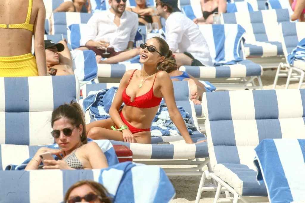 Olivia Culpo et Devon Windsor en bikini à Miami Beach