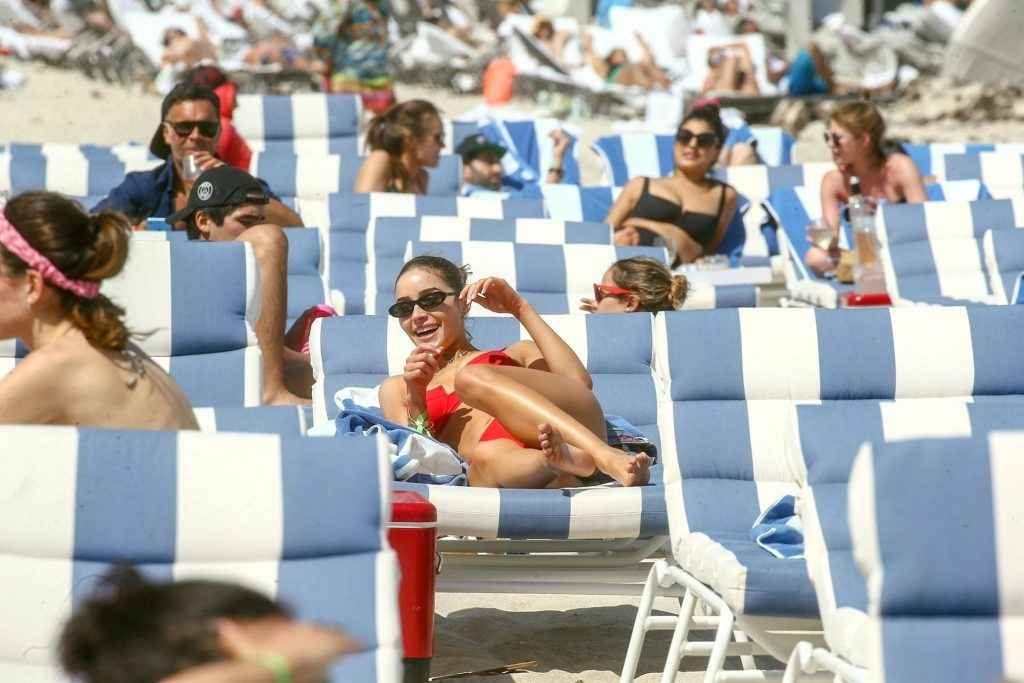 Olivia Culpo et Devon Windsor en bikini à Miami Beach