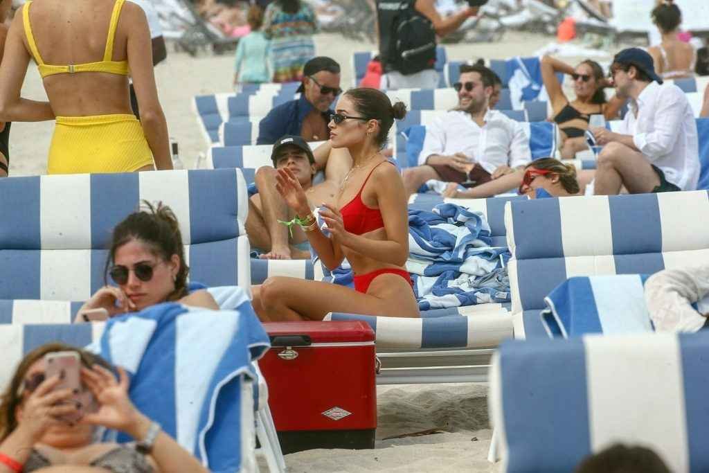 Olivia Culpo et Devon Windsor en bikini à Miami Beach