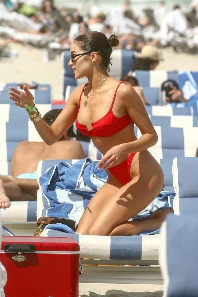 Olivia Culpo et Devon Windsor en bikini à Miami Beach