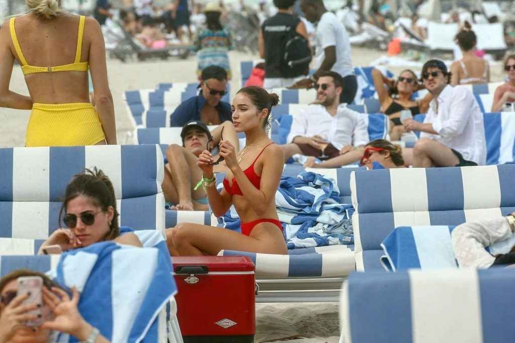 Olivia Culpo et Devon Windsor en bikini à Miami Beach