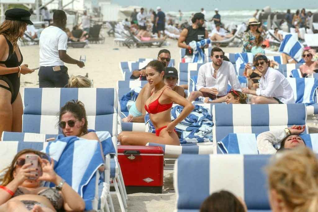 Olivia Culpo et Devon Windsor en bikini à Miami Beach